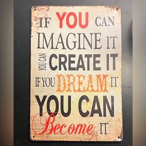 Motivational bar sign